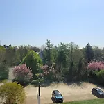 Modern duplex with garden